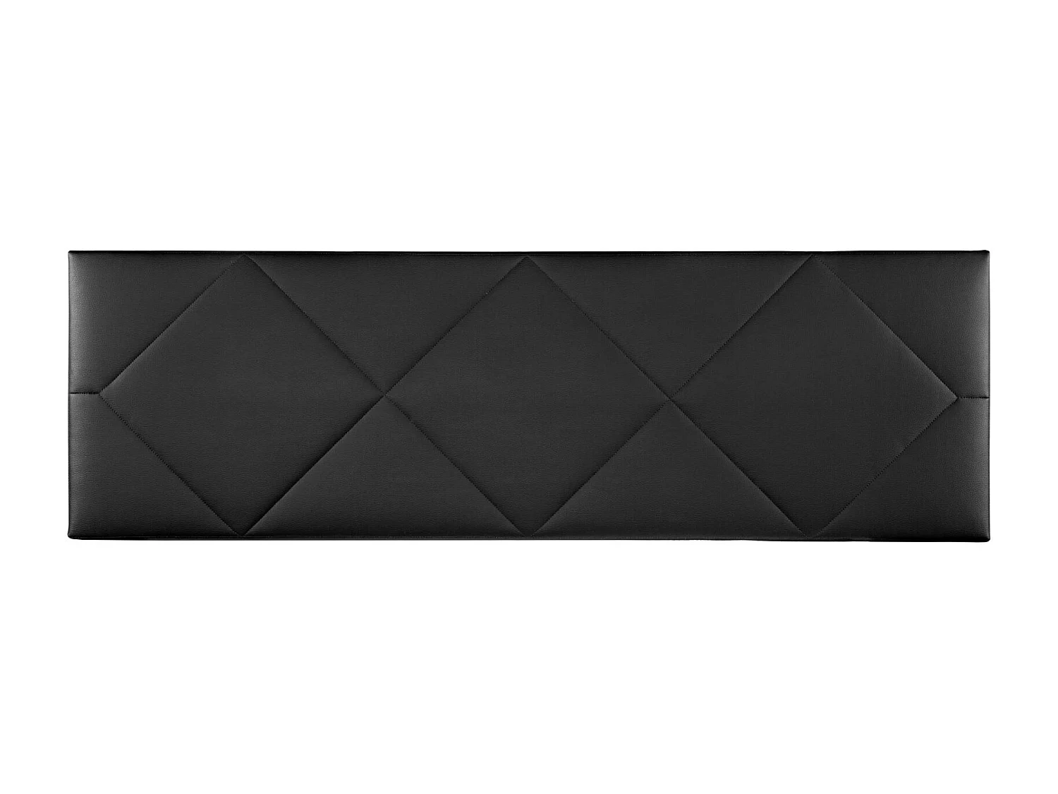 Cabecero de Cama 150 - 160x50x7 SPYGA Tapizado Polipiel Color Negro