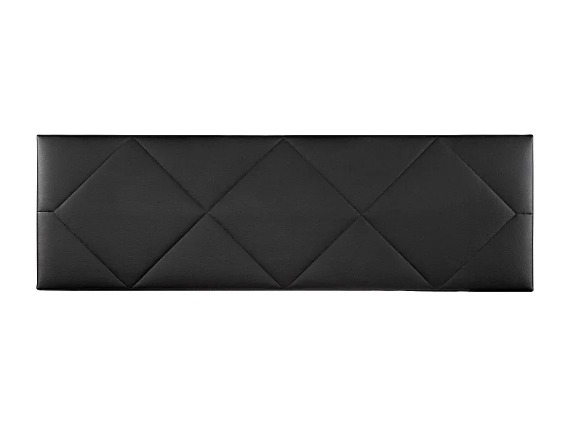 Cabecero de Cama 160 - 160x50x7 SPYGA Tapizado Polipiel Color Negro