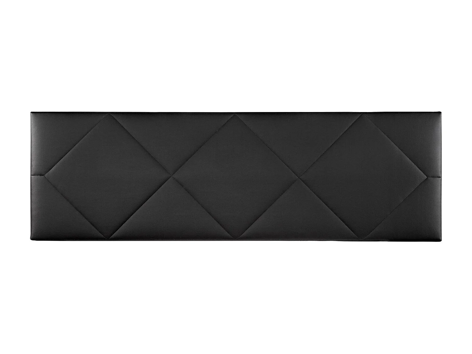 Cabecero de Cama 160 - 160x50x7 SPYGA Tapizado Polipiel Color Negro