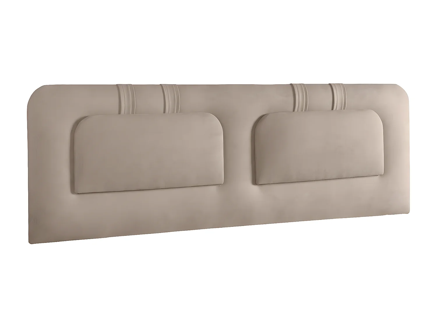 Cabecero de Cama 160 - 160x50x7 BLUME Tapizado Microfibra AquaClean Color Beige