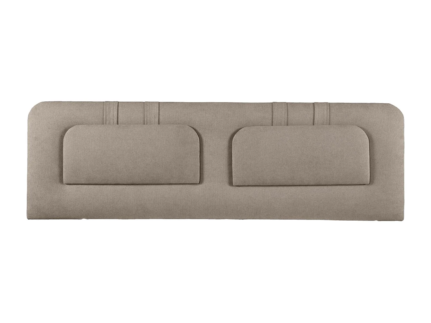 Cabecero de Cama 140 - 145x50x7 BLUME Tapizado Microfibra AquaClean Color Beige