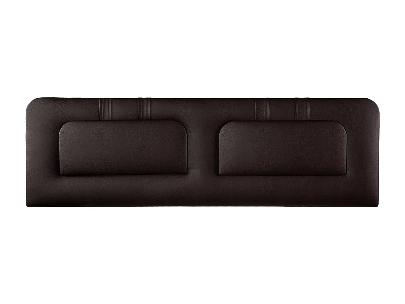 Cabecero de Cama 150 - 160x50x7 BLUME Tapizado Polipiel Color Chocolate