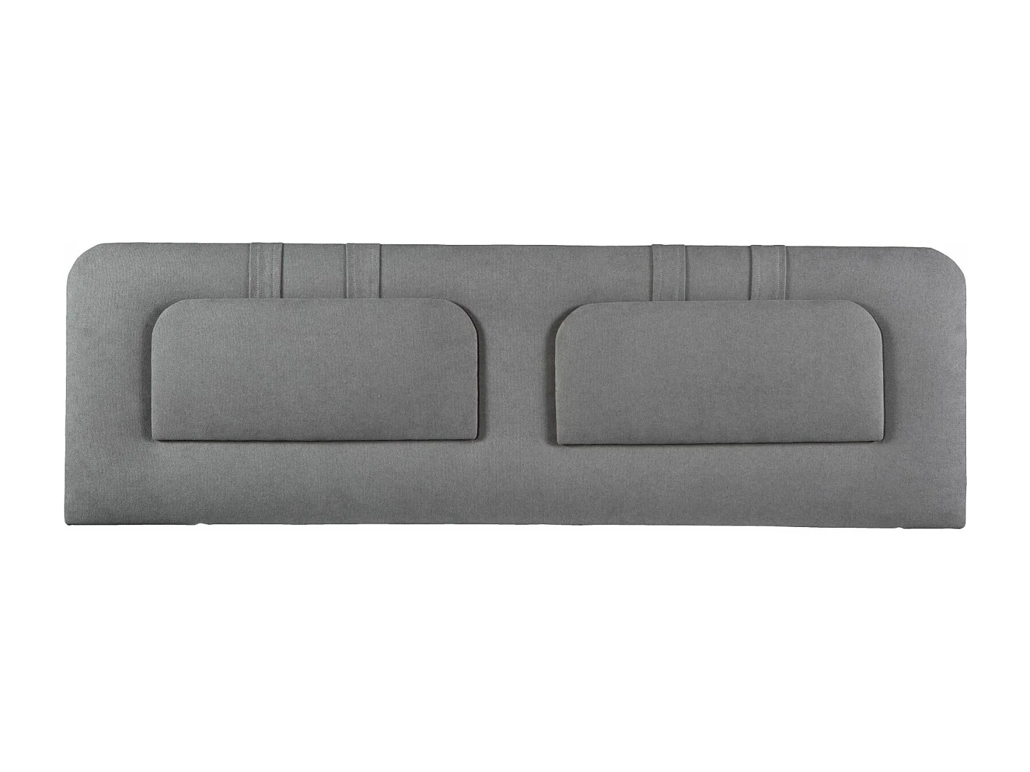 Cabecero de Cama 120 - 145x50x7 BLUME Tapizado Microfibra AquaClean Color Gris