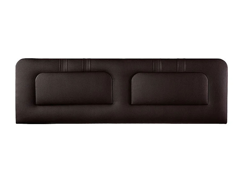 Cabecero de Cama 160 - 160x50x7 BLUME Tapizado Polipiel Color Chocolate