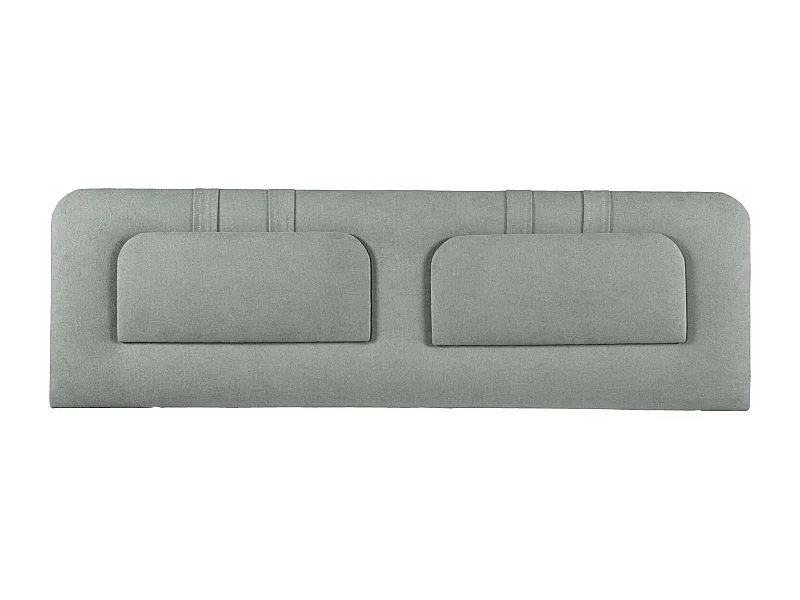 Cabecero de Cama 140 - 145x50x7 BLUME Tapizado Microfibra AquaClean Color Aguamarina