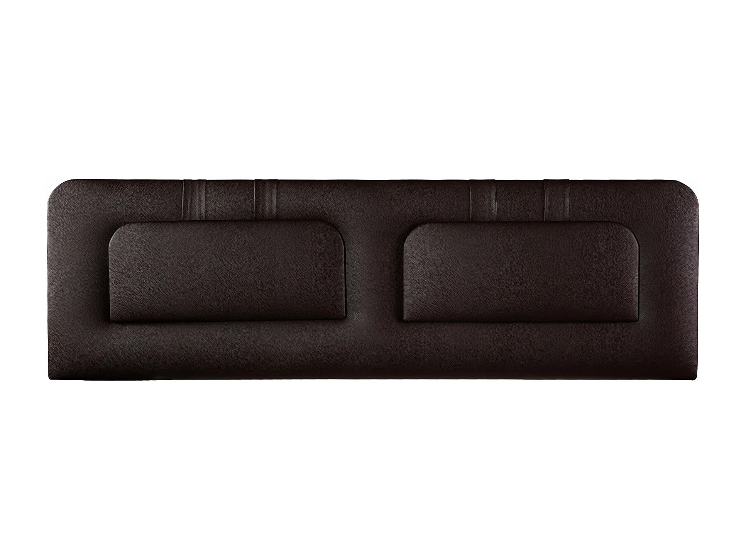 Cabecero de Cama 120 - 145x50x7 BLUME Tapizado Polipiel Color Chocolate