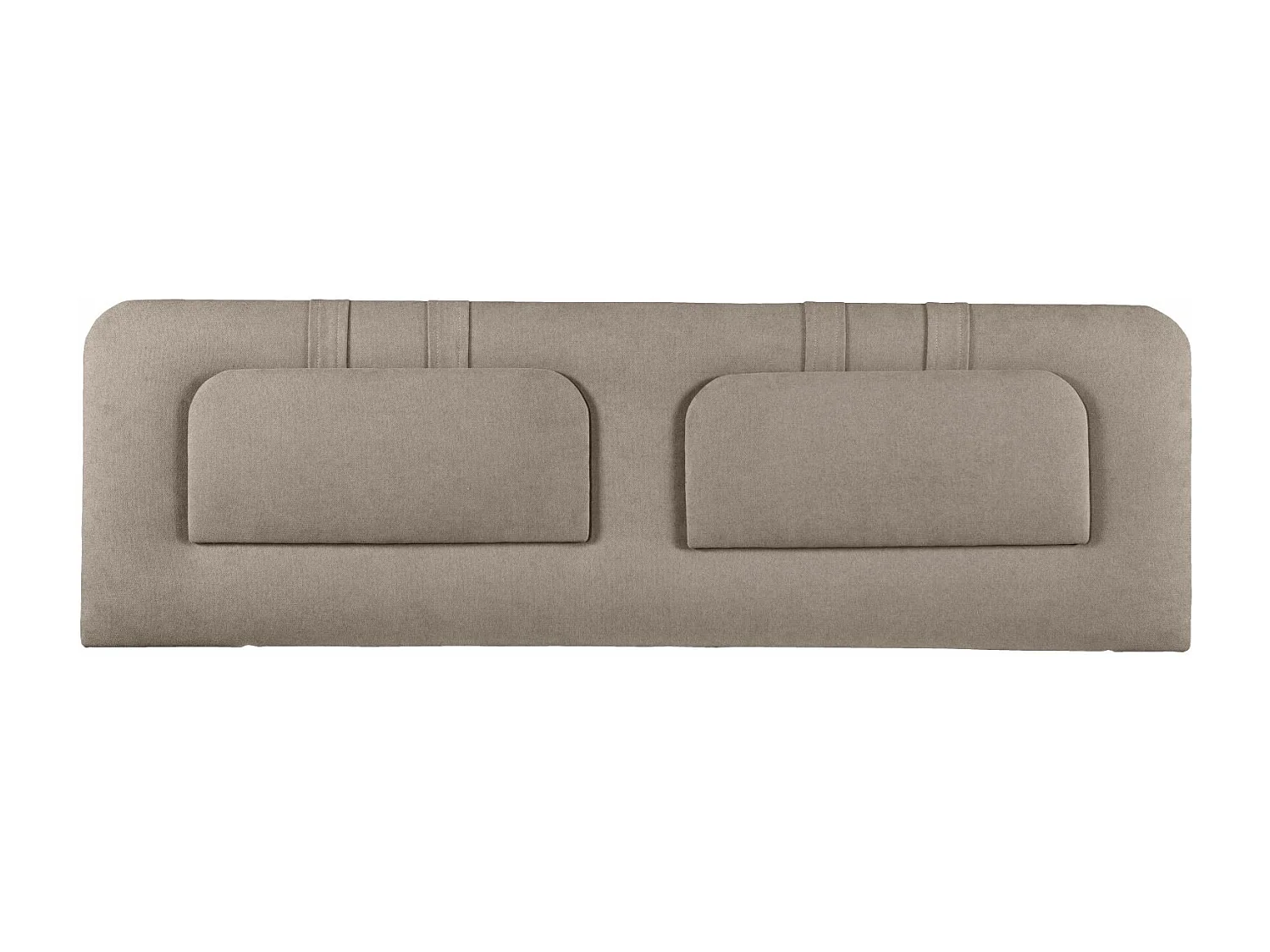 Cabecero de Cama 120 - 145x50x7 BLUME Tapizado Microfibra AquaClean Color Beige