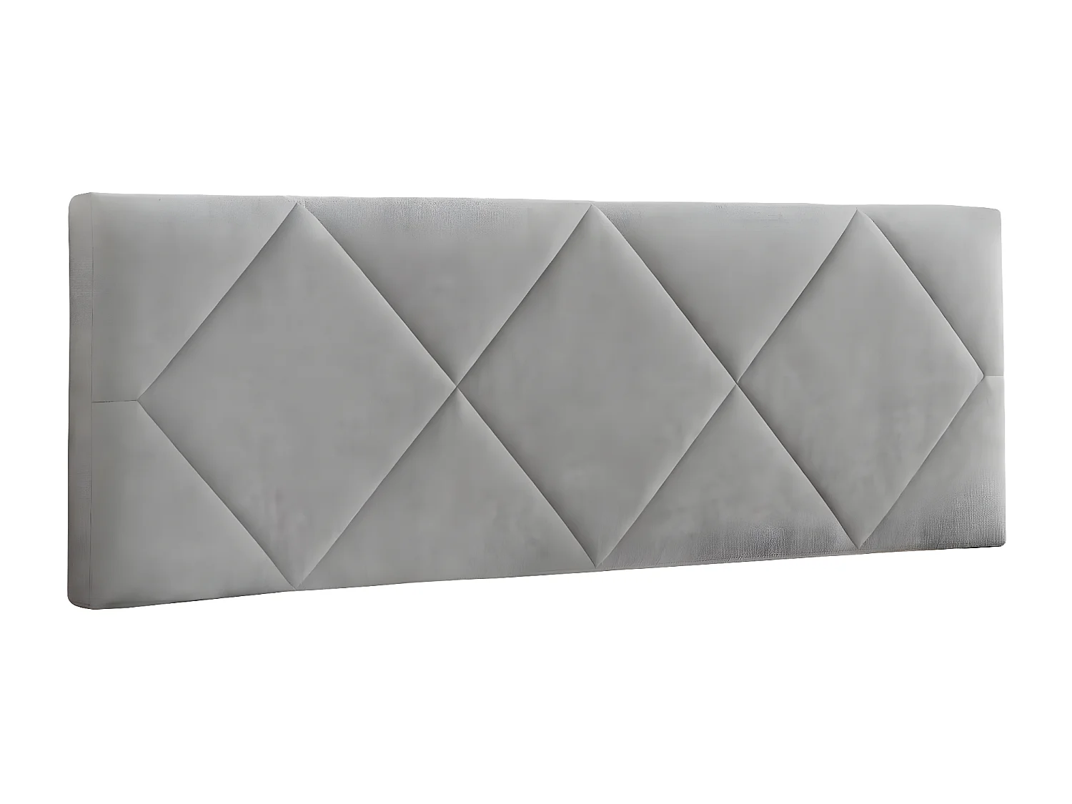 Cabecero de Cama 135 - 145x50x7 SPYGA Tapizado Microfibra AquaClean Color Gris
