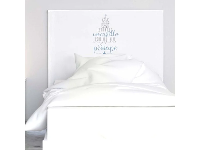 Tête de lit en aggloméré blanc 71x90x1,6cm