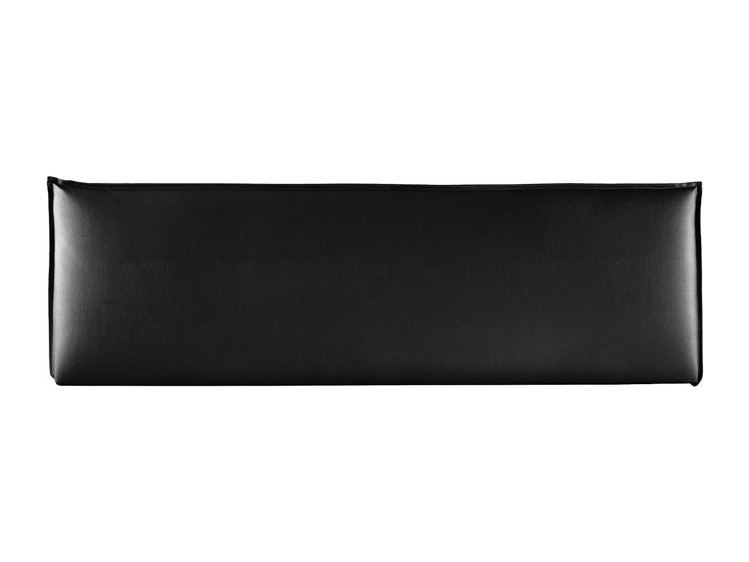 Cabecero de Cama 140 - 145x50x7 AGORA Tapizado Polipiel Color Negro