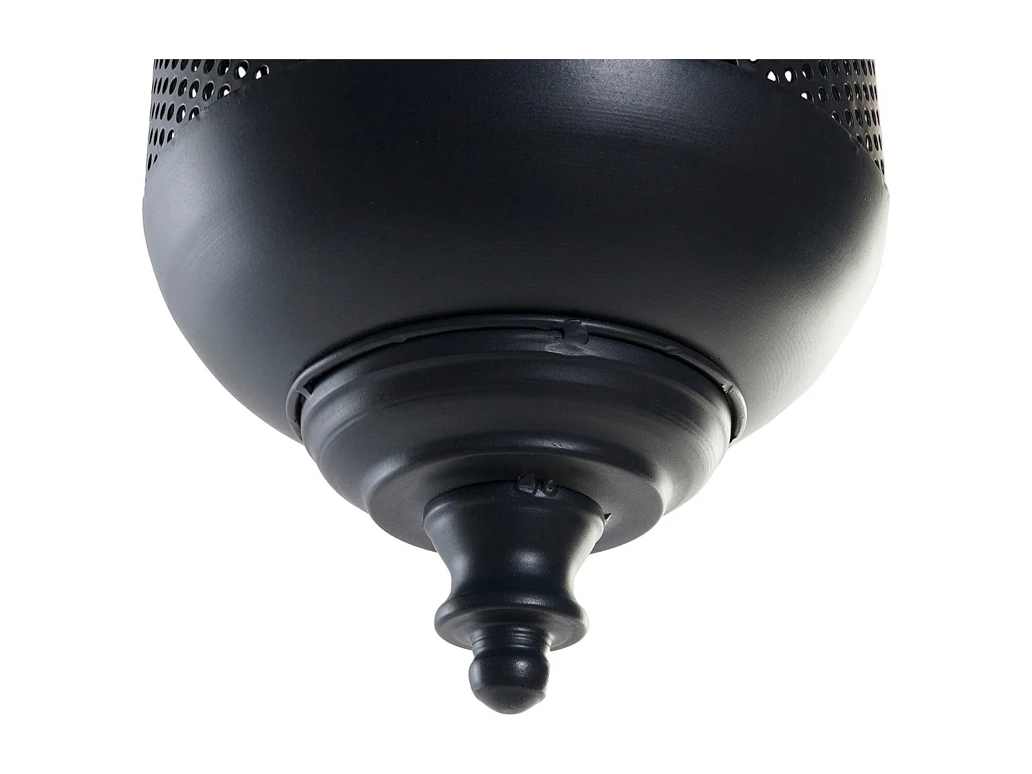 PORTAVELA METAL CUERDA 22X22X43 NEGRO