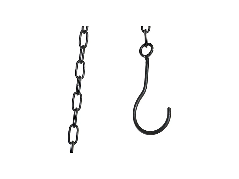 PORTAVELA METAL CRISTAL 53X53X52 TECHO NEGRO