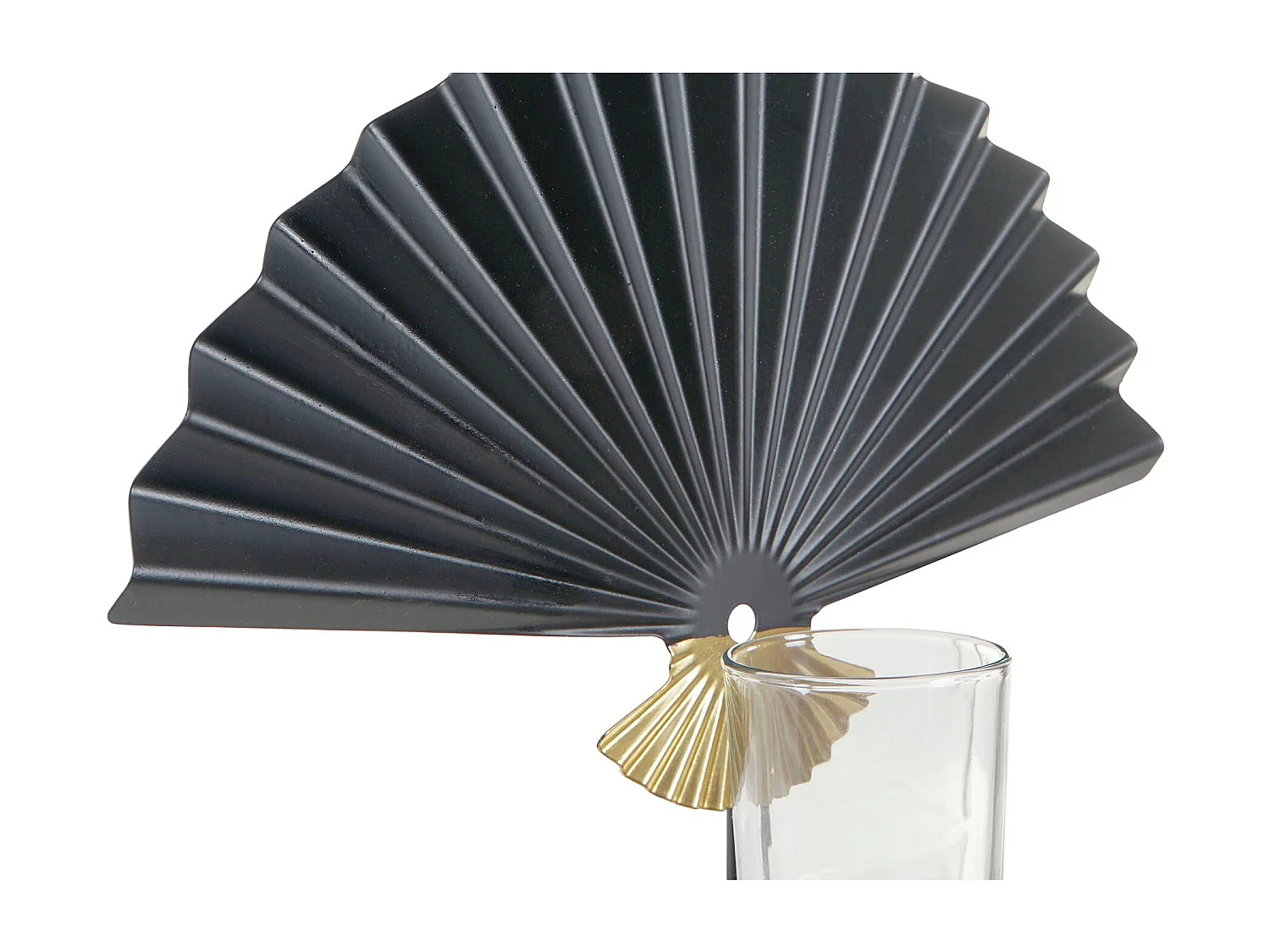 PORTAVELA HIERRO CRISTAL 35X9X35 PARED 2 SURT.