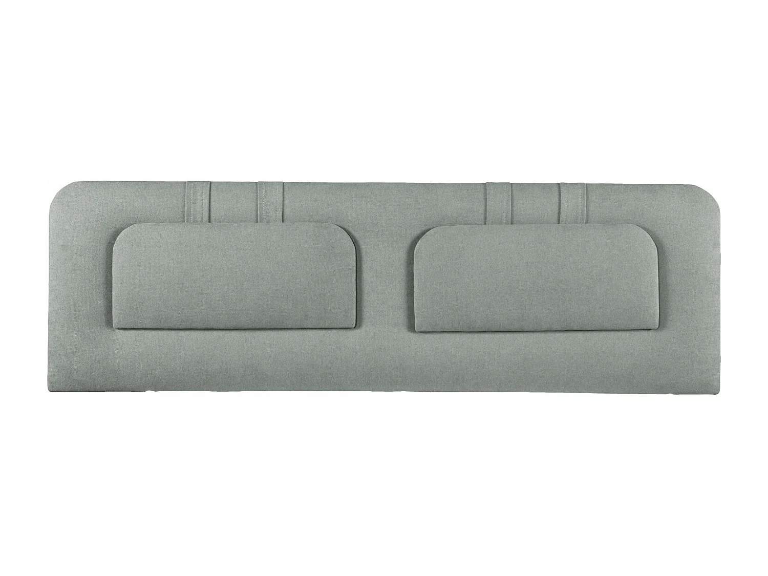 Cabecero de Cama 160 - 160x50x7 BLUME Tapizado Microfibra AquaClean Color Aguamarina