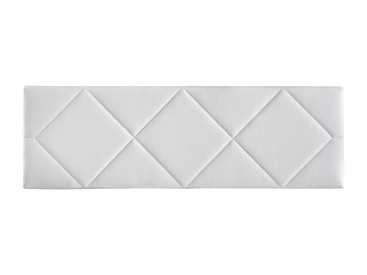 Cabecero de Cama 160 - 160x50x7 SPYGA Tapizado Polipiel Color Blanco