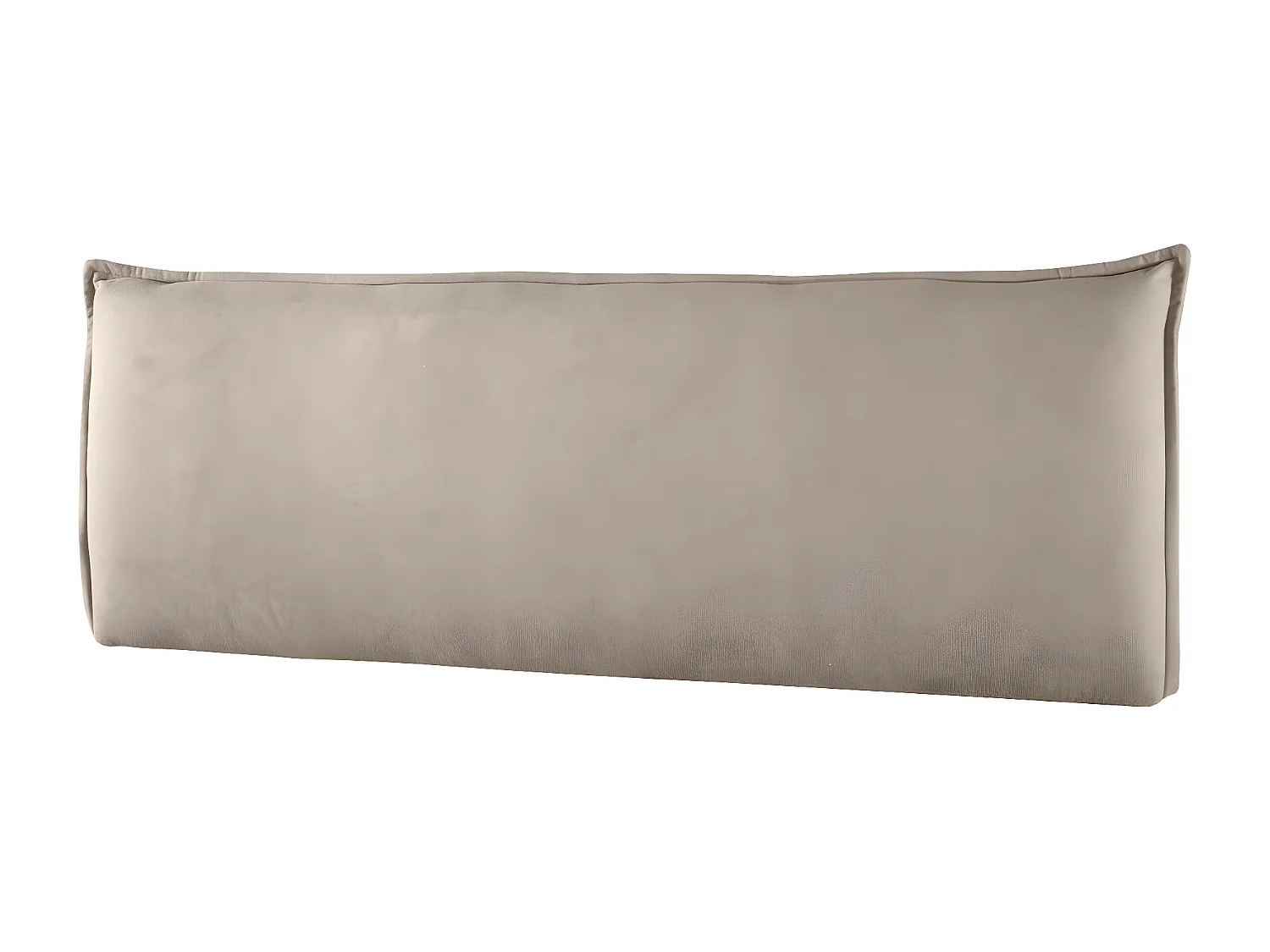 Cabecero de Cama 135 - 145x50x7 AGORA Tapizado Microfibra AquaClean Color Beige