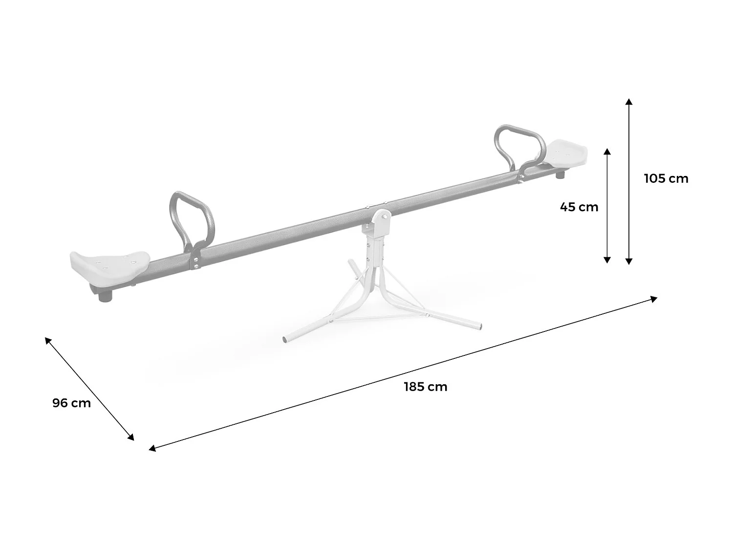 Columpio balancín verde