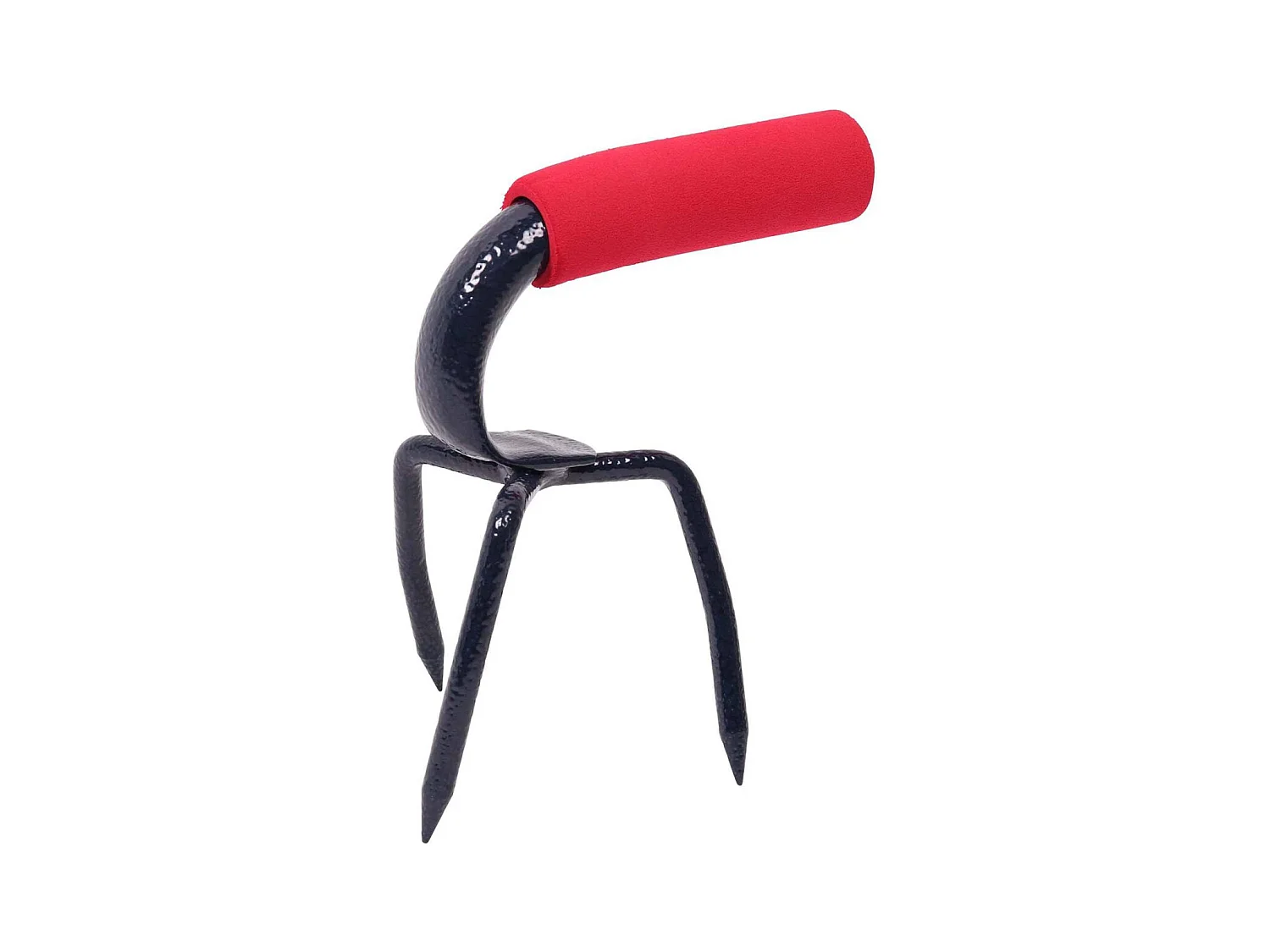 Griffe rotative à main en acier et plastique