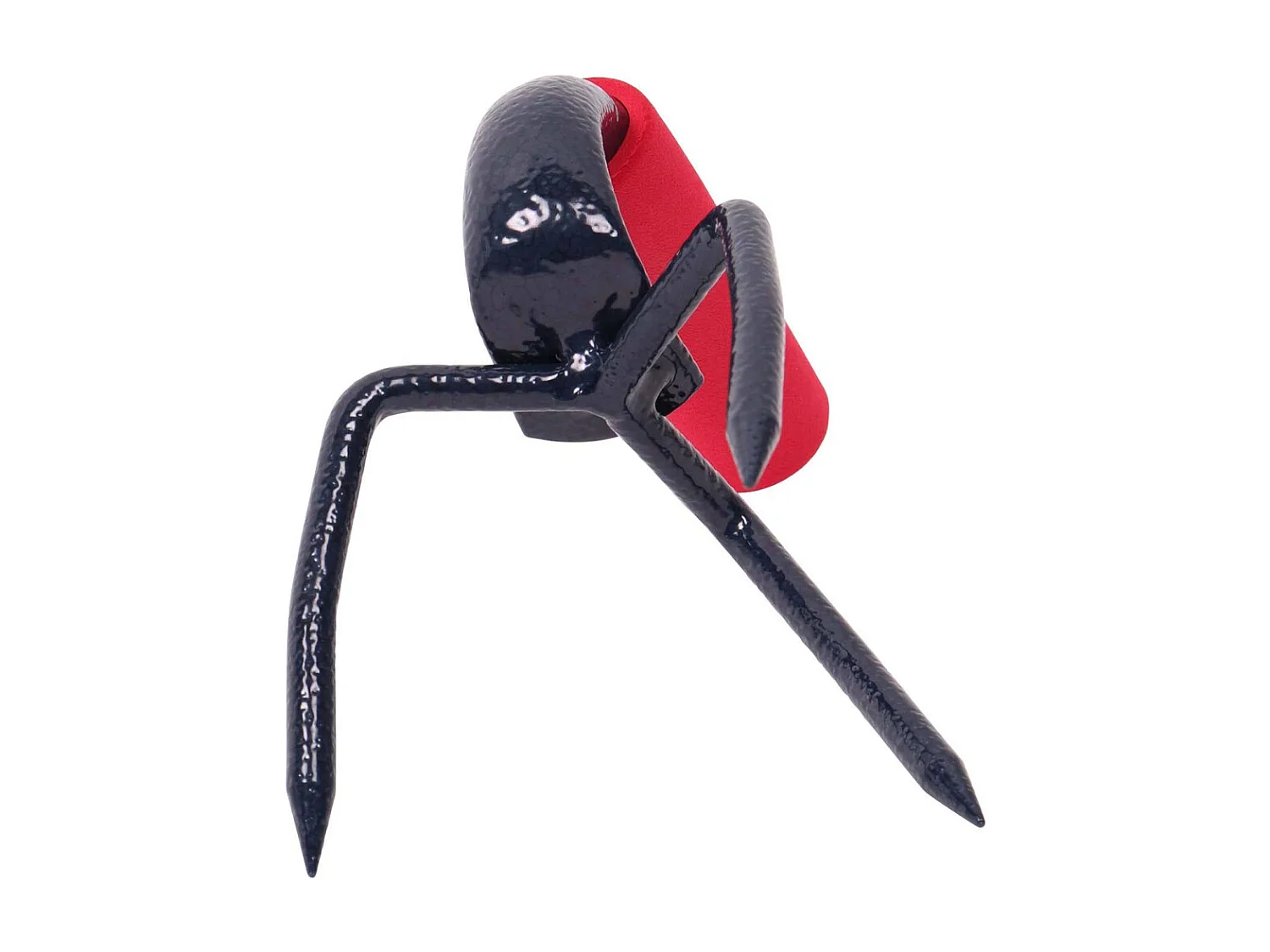 Griffe rotative à main en acier et plastique