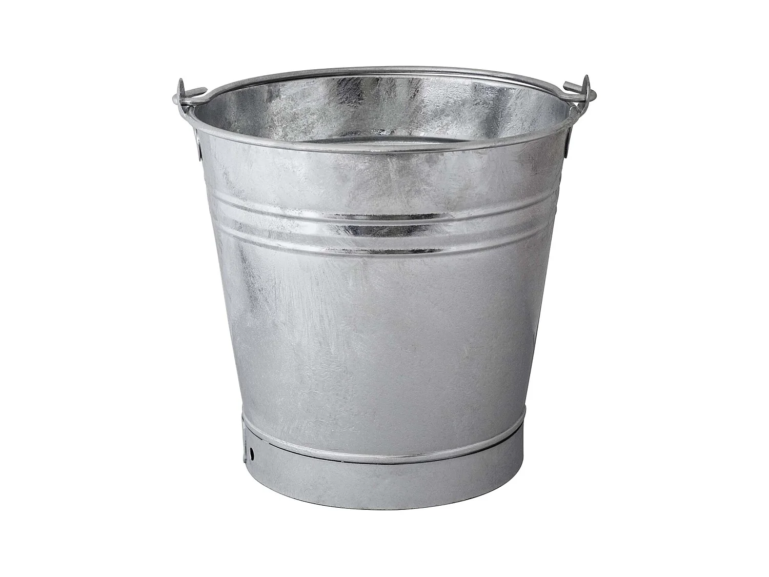 Seau évasé pied feuillard 11 litres