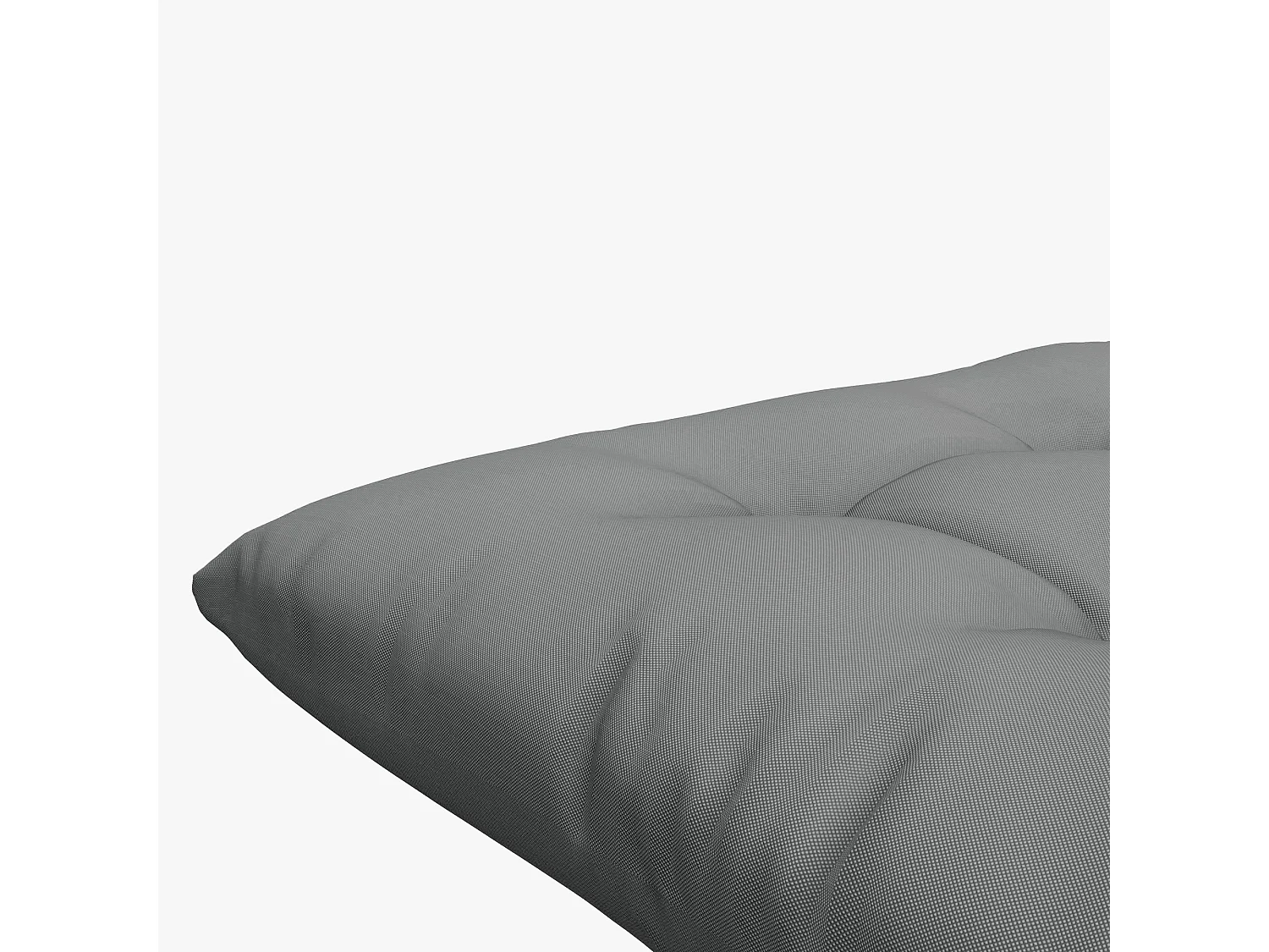 Lot de 6 coussins de chaises de jardin avec attaches gris