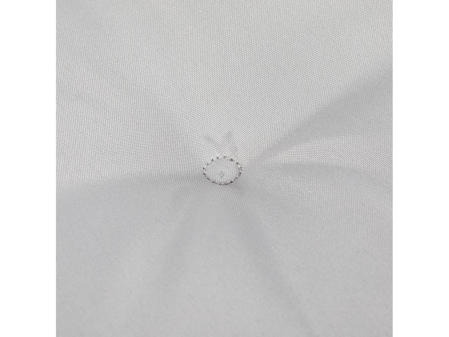 Lot de 4 coussins de chaises de jardin polyester gris clair