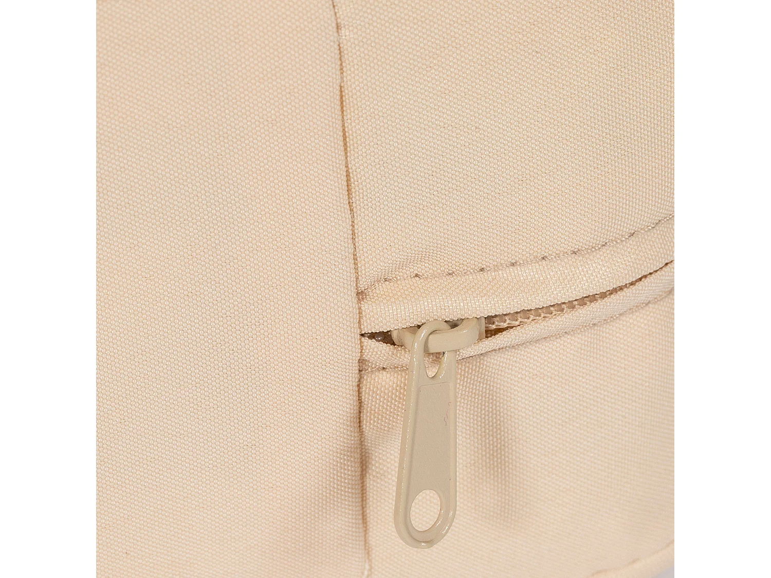 Lot de 2 coussins matelas assise dossier pour chaise de jardin fauteuil polyester beige