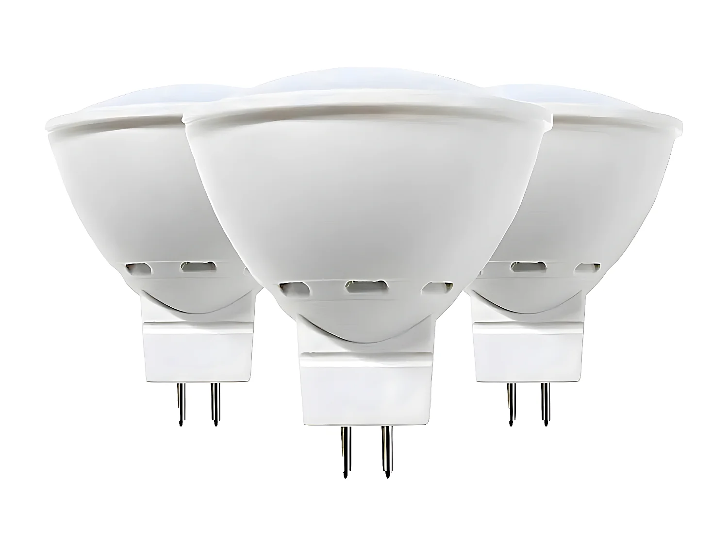 Pack 3 Lampadine Faretto LED GU5.3 6W Equi.50W 540lm 3000K 15000H Primer Leader