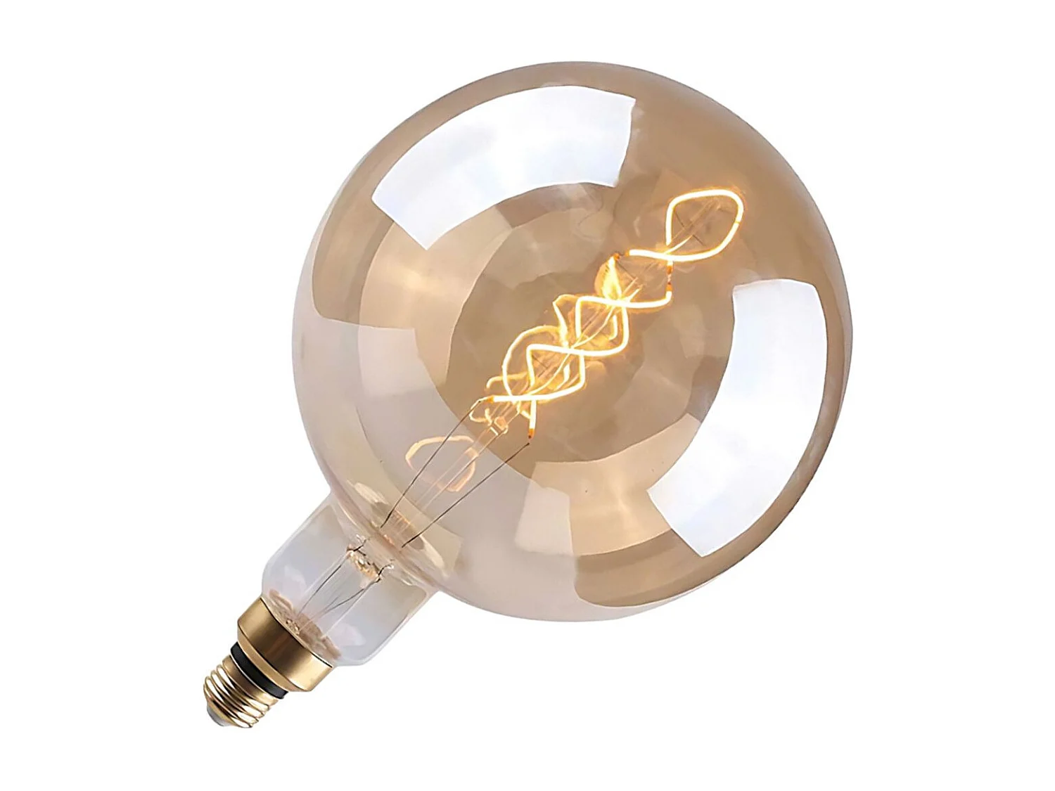 Lampadina LED Globo Giant E27 4W Equi.28W 280lm Dimmerabile 2100K Trasparente 25000H 7hSevenOn Vintage