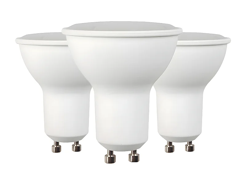 Pack 3 Lampadine Faretto LED GU10 6W Equi.50W 540lm 15000H Primer Leader