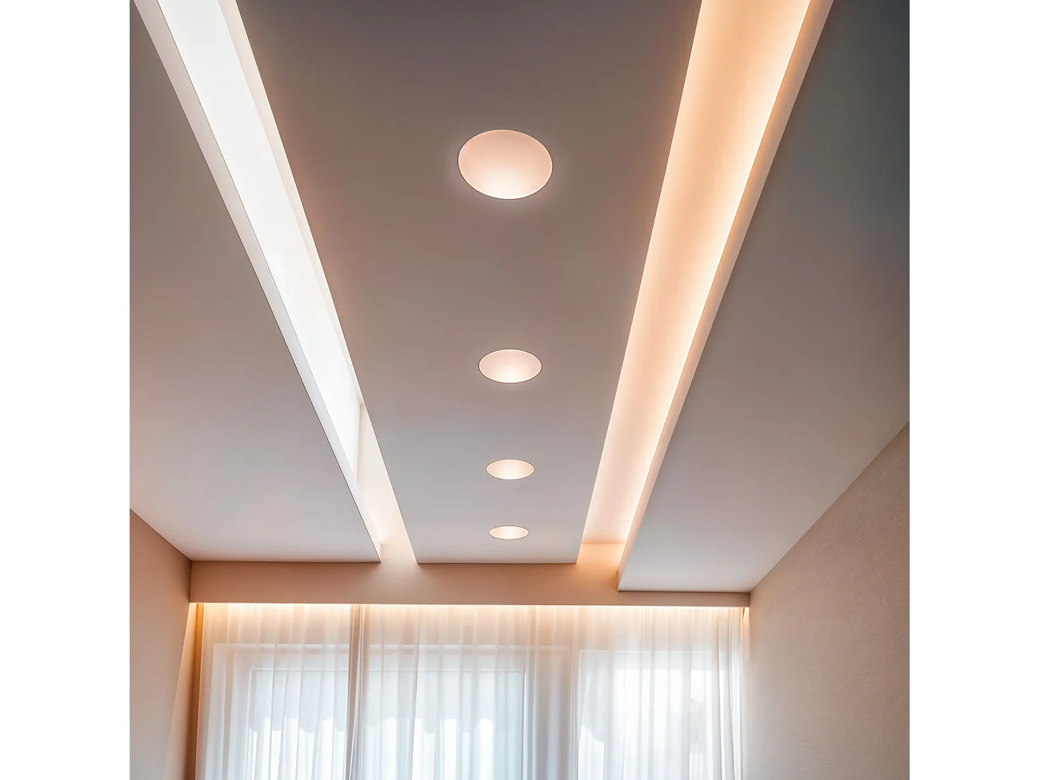 Downlight Integrazione Cartongesso LED Circolare 18W Foro Ø333 mm UGR17 2700K Bianco Caldo