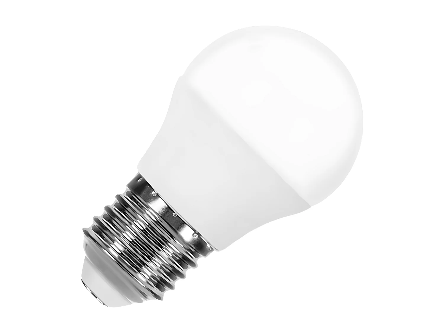 Pack 2 Lampadine LED Sferiche E27 6W Equi.40W 470lm 10000H 1Primer Leader