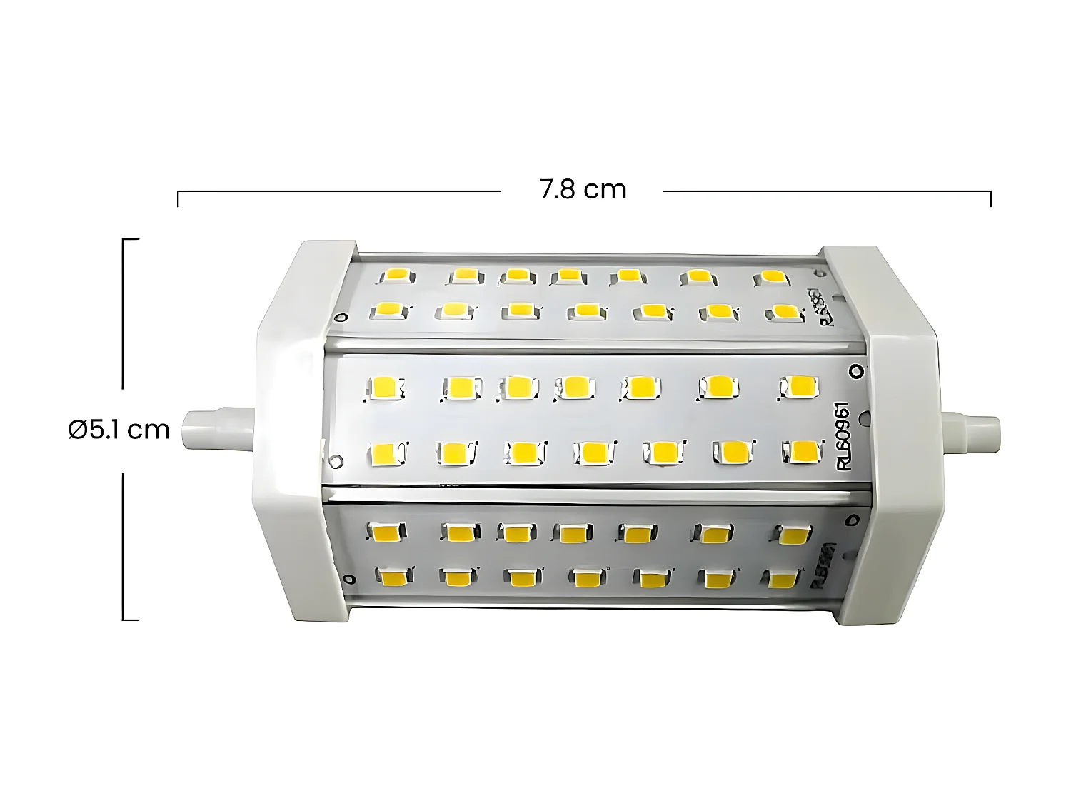 Lampadina Tubo LED R7S 9W Equi.60W 806lm 4000K 25000H 7hSevenOn