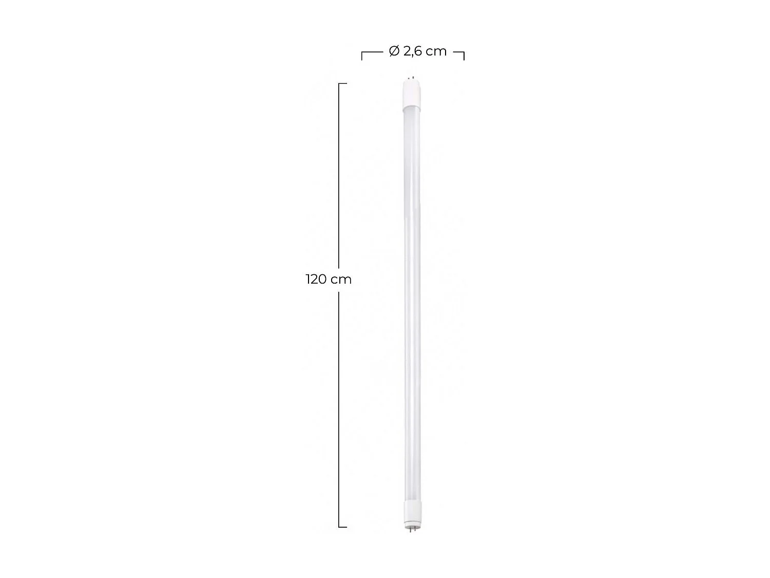Tubo LED T8 G13 1200mm 24W 1630lm 3000K 30000H O91