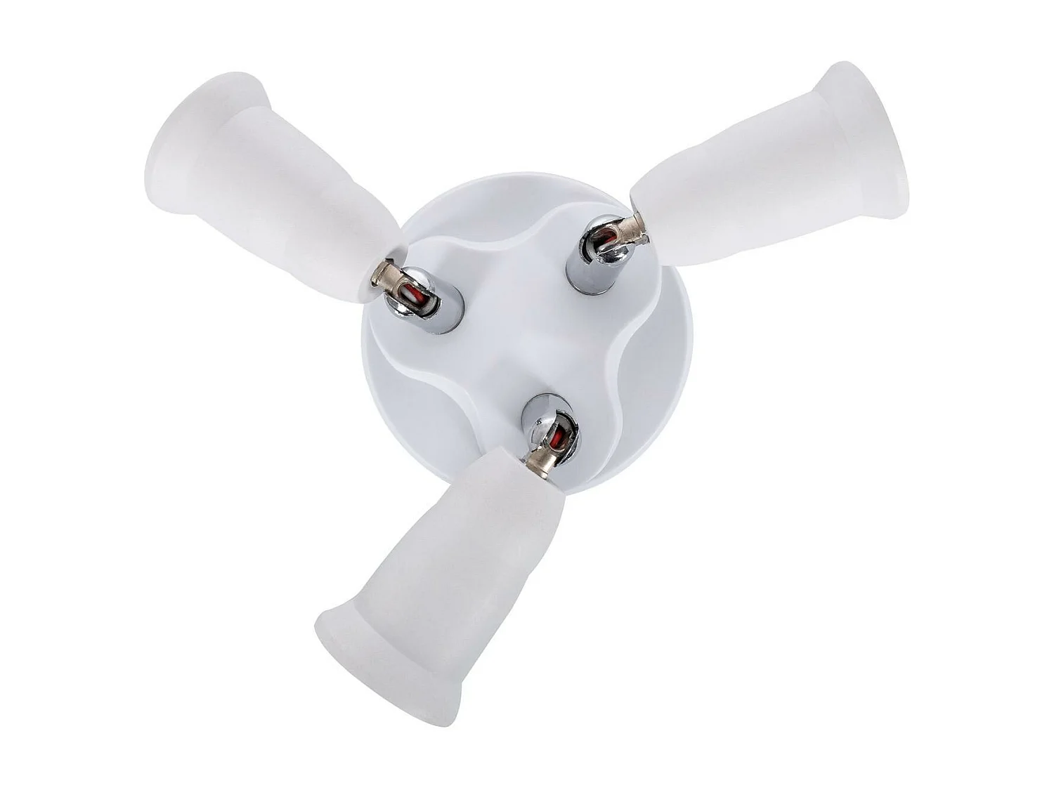 Adaptateur E27 à 3 Ampoules E27  Blanc