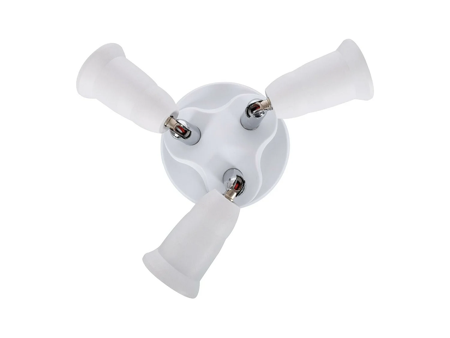 Adaptateur E27 à 3 Ampoules E27  Blanc
