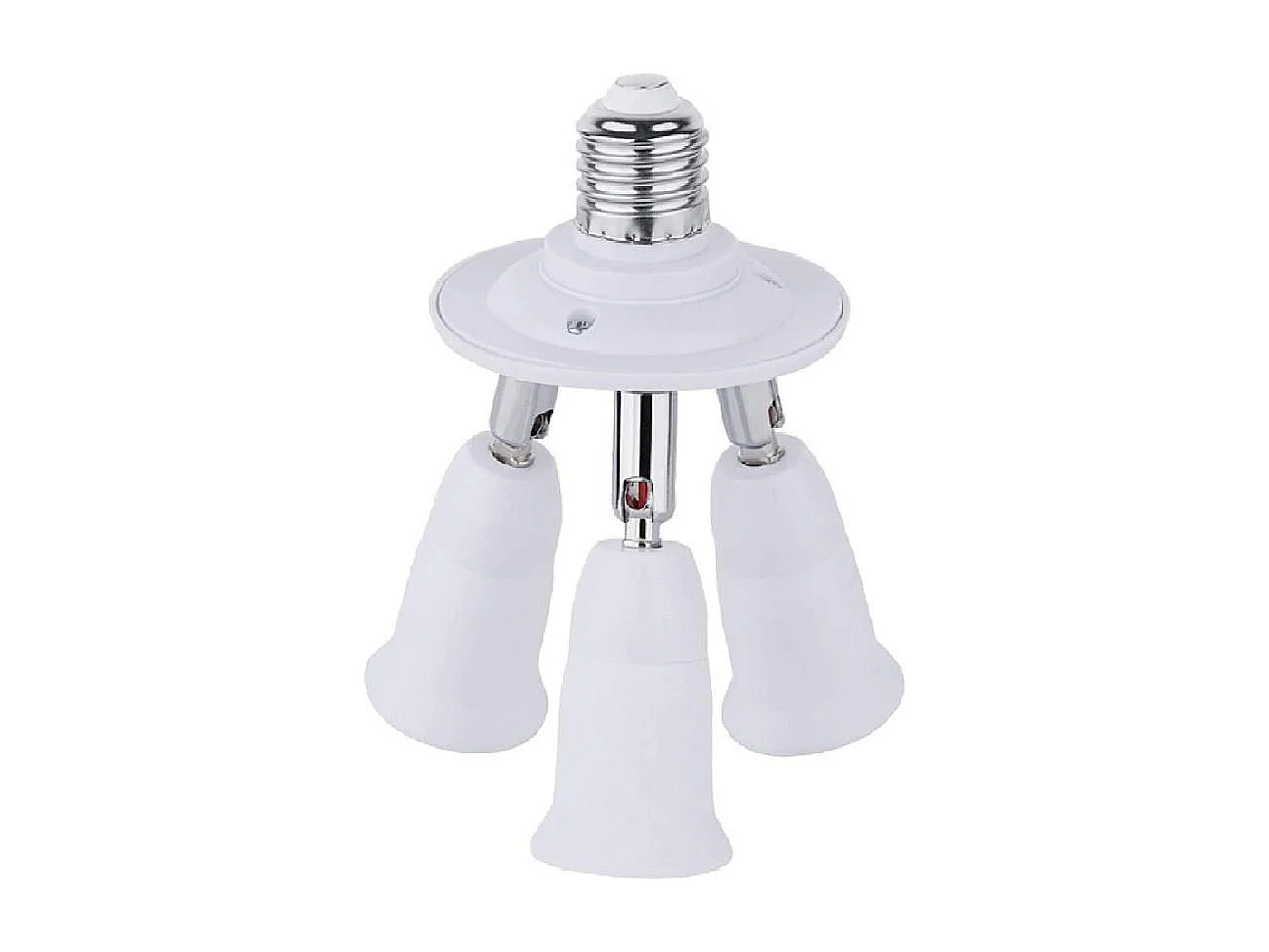 Adaptateur E27 à 3 Ampoules E27  Blanc