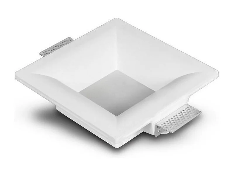 Downlight LED 9W Cuadrado Integración Escayola/Pladur Corte 223x223 mm UGR17 2700K Blanco Cálido