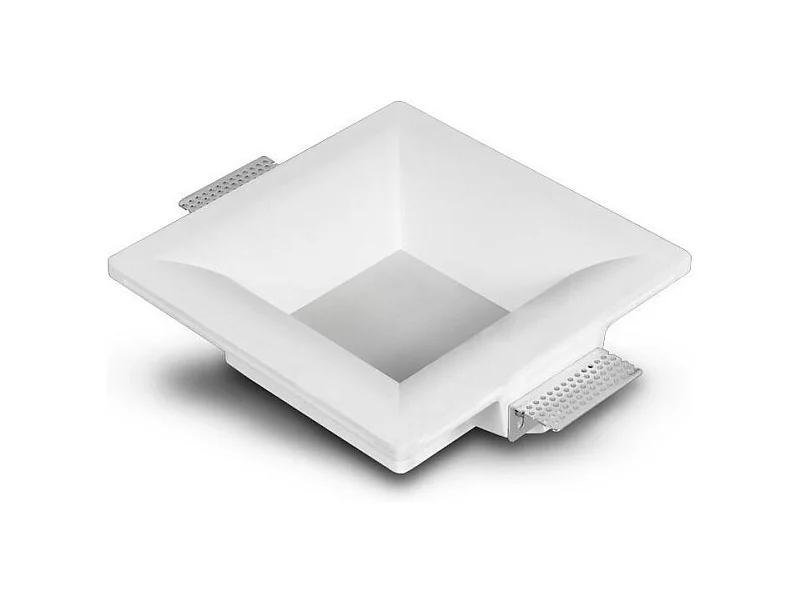Downlight LED 9W Cuadrado Integración Escayola/Pladur Corte 223x223 mm UGR17 2700K Blanco Cálido