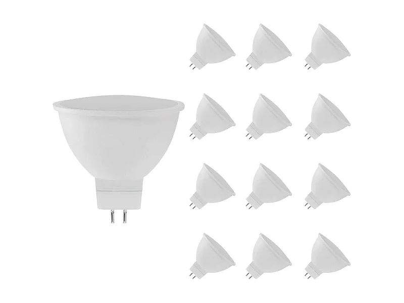 Confezione da 12 Lampadine LED GU5.3 Faretto 8W Equi.60W 700lm Raydan Home