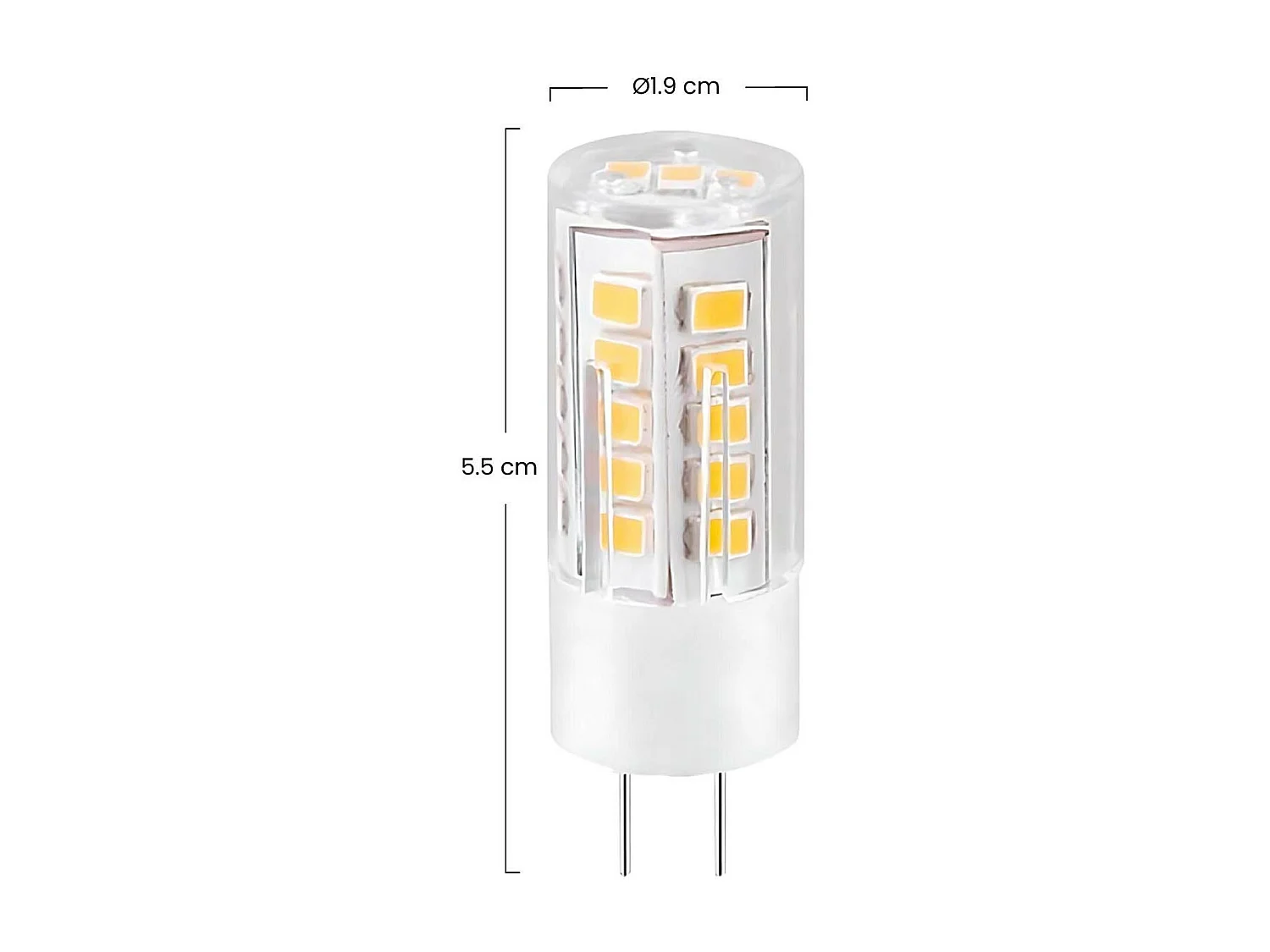 Lampadina LED Bipin G4 3W Equi.25W 249lm 3000K 25000H 7hSevenOn