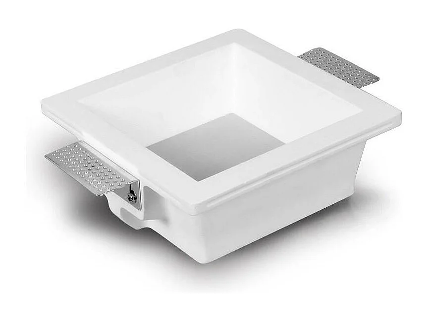 Pannello Downlight Integrazione Cartongesso LED Quadrato 9W Foro 183x183 mm UGR17 2700K Bianco Caldo