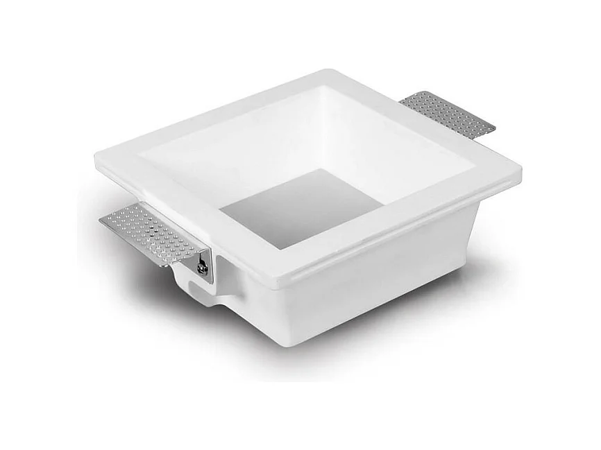 Downlight LED 9W Cuadrado Integración Escayola/Pladur Corte 183x183 mm UGR17 2700K Blanco Cálido