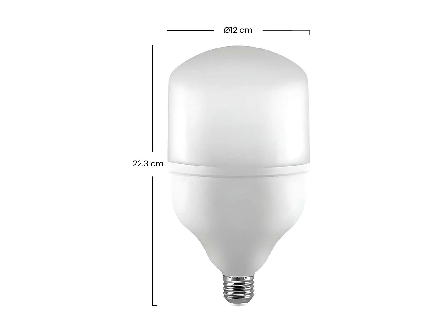 Lampadina LED Cilindrica E27 40W Equi.190W 3400lm 4000K 25000H 7hSevenOn