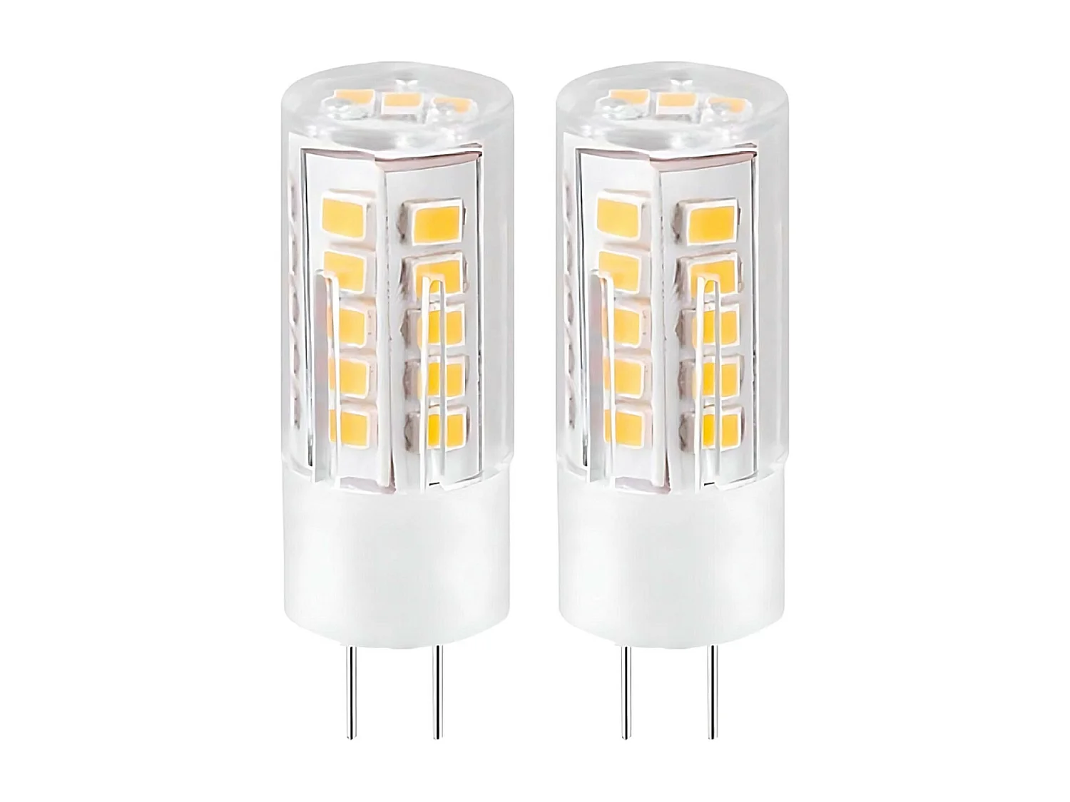 Pack 2 Lampadine LED Bipin G4 3W Equi.25W 249lm 3000K 25000H 7hSevenOn