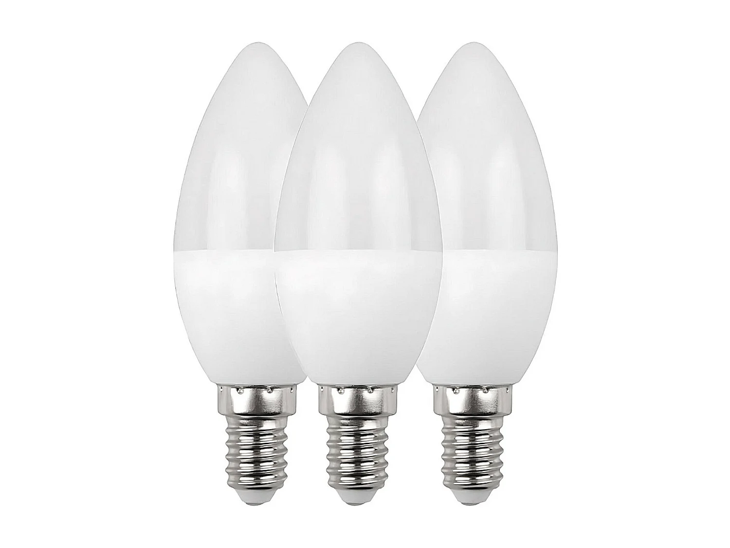 Pack 3 Lampadine LED a Candela E14 6W Equi.40W 470lm 15000H Primer Leader