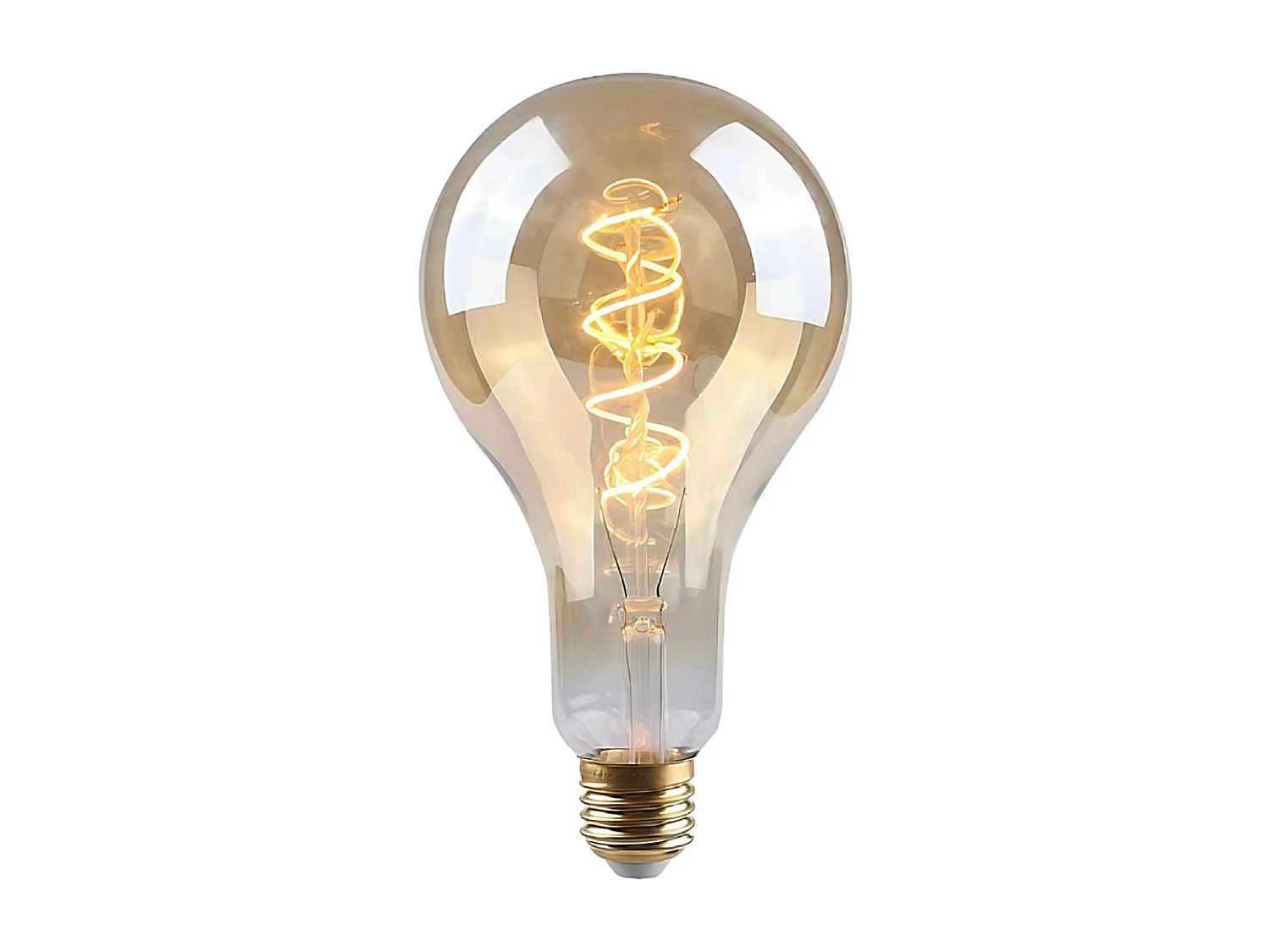 Lampadina LED Goccia E27 4W Equi.17W 160lm Dimmerabile 2100K Oro 15000H 7hSevenOn Vintage