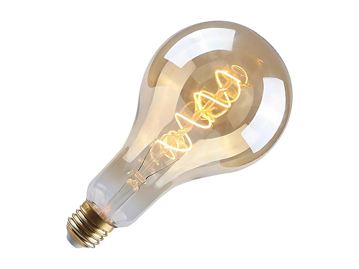 Lampadina LED Goccia E27 4W Equi.17W 160lm Dimmerabile 2100K Oro 15000H 7hSevenOn Vintage