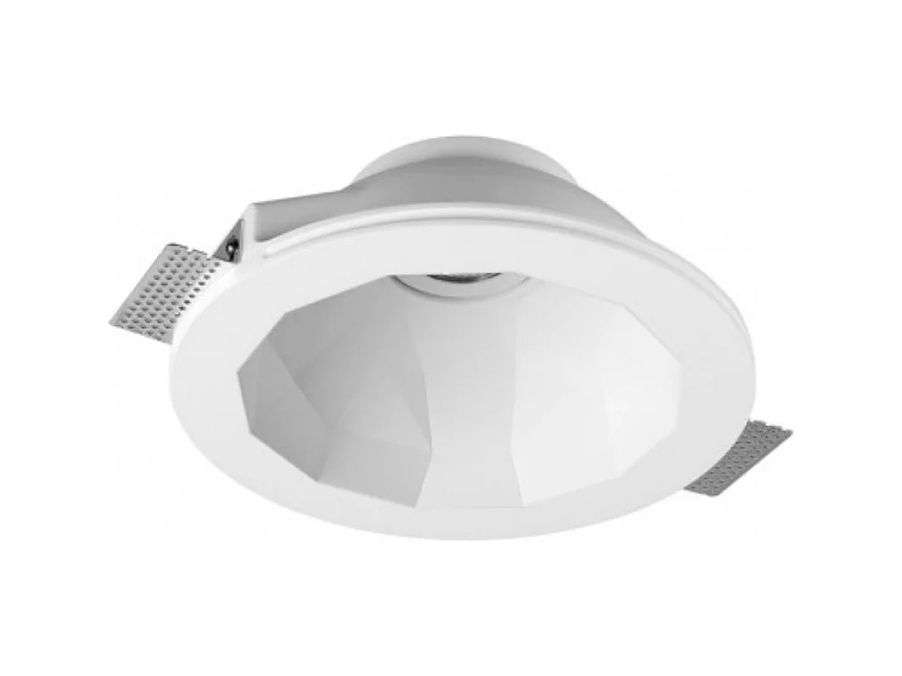 Aro Downlight Integración Escayola/Pladur Dodeca para Bombilla LED GU10 / GU5.3 Corte Ø253 mm UGR17 Blanco