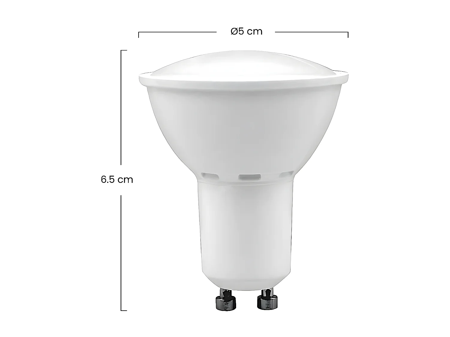Lampadina Faretto LED GU10 5W Equi.35W 345lm 25000H 7hSevenOn LED